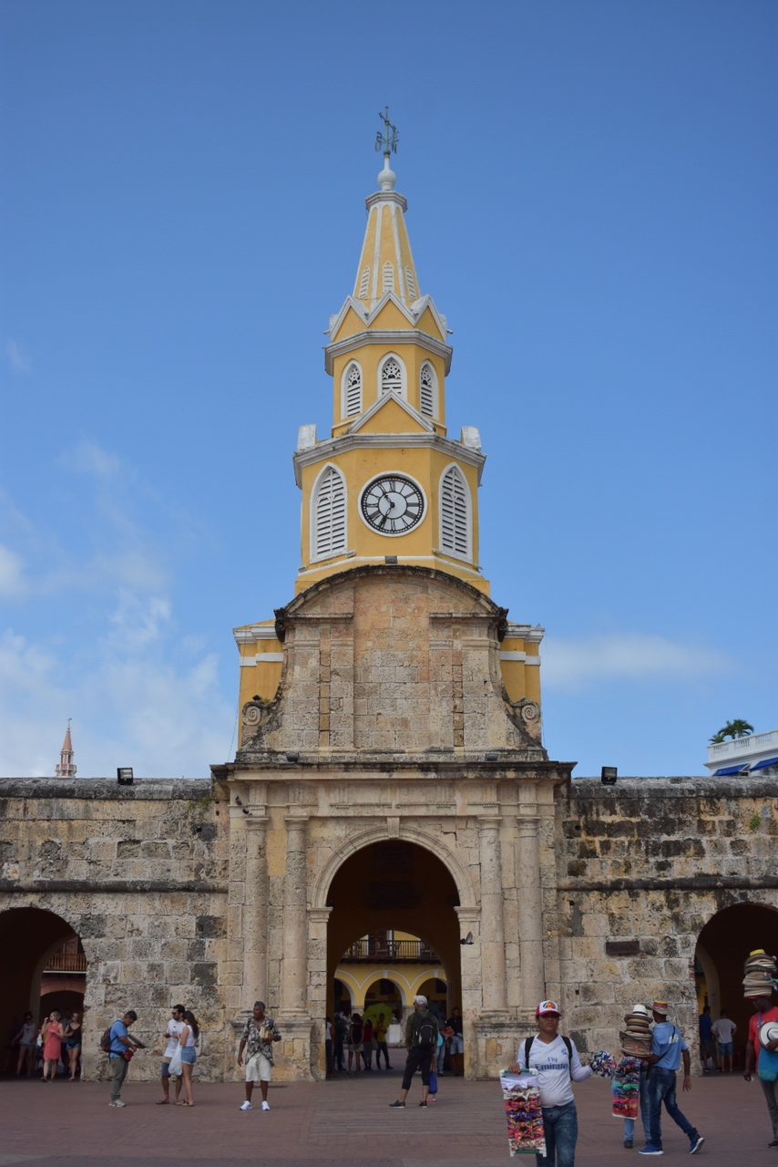 Clock tower of Cartagena