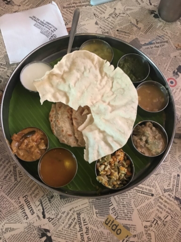 Platter of Thali