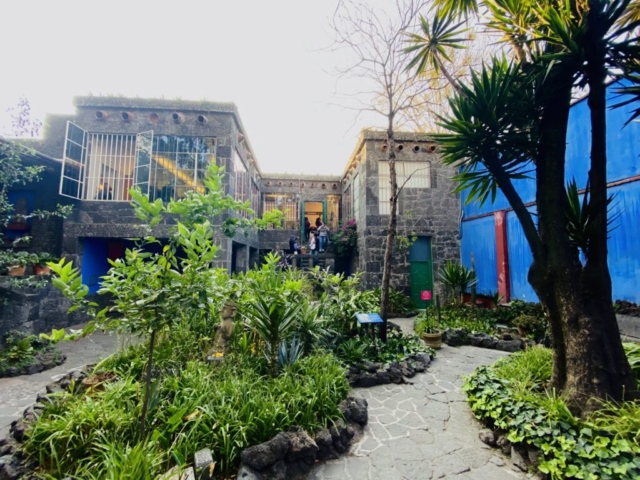 Garden of Frida Kahlo's home