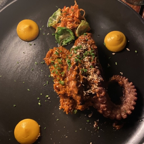 Octopus dish at Casa Oaxaca